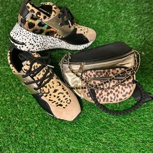 Steve Madden leopard set